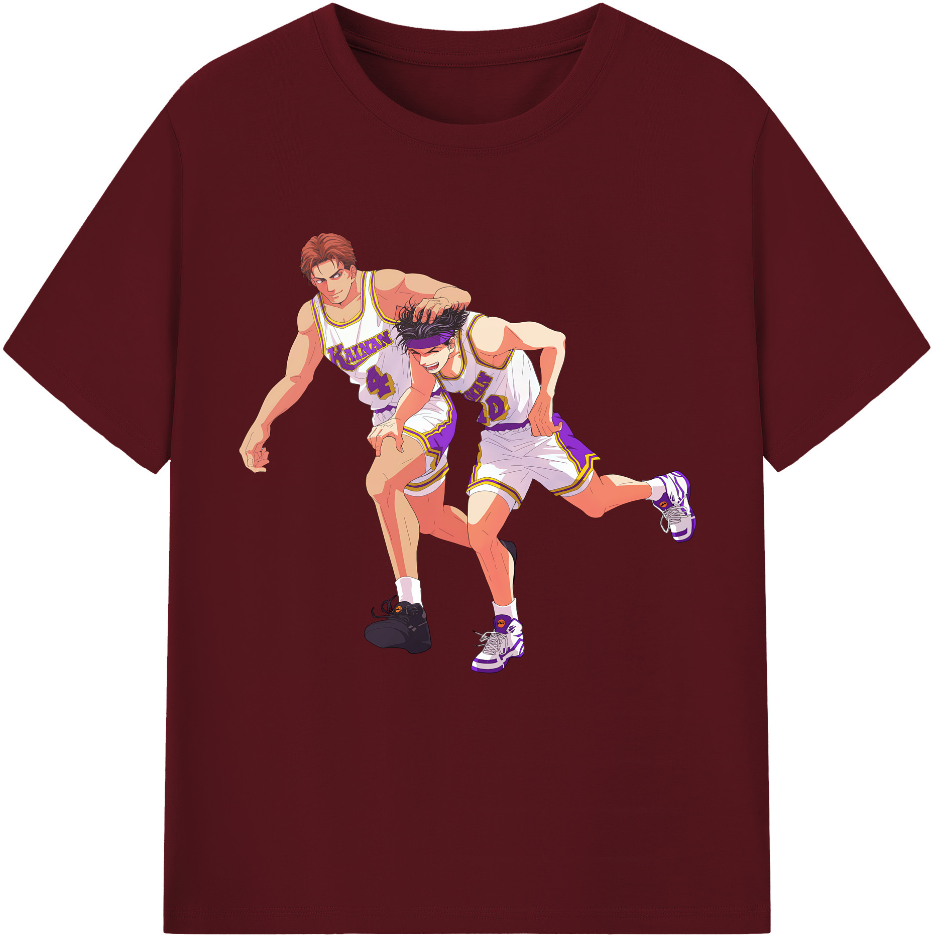 （画像用） SLAM DUNK／スラムダンク 綿100％半袖Tシャツ（フロントプリント）